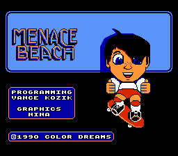 Game Menace Beach (Dendy - nes)