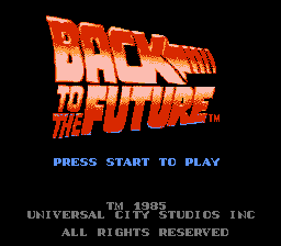 Game Back to the Future (Dendy - nes)