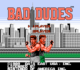 Game Bad Dudes (Dendy - nes)