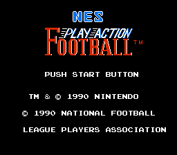 Game NES Play Action Football (Dendy - nes)