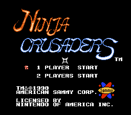 Game Ninja Crusaders (Dendy - nes)