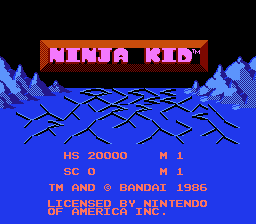 Game Ninja Kid (Dendy - nes)