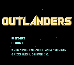 The game Outlanders - Dendy | NES