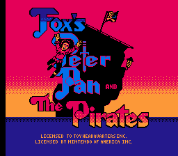 Game Peter Pan & The Pirates (Dendy - nes)