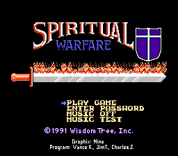 Game Spiritual Warfare (Dendy - nes)