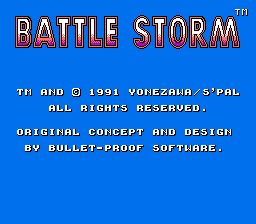 Game Battle Storm (Dendy - nes)