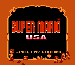 Game Super Mario USA (Dendy - nes)