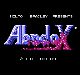 Game Abadox - The Deadly Inner War (Dendy - nes)