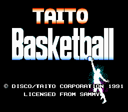 Game Taito Basketball (Dendy - nes)
