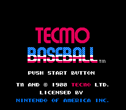 Game Tecmo Baseball (Dendy - nes)