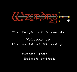 Game Wizardry III - Diamond no Kishi (Dendy - nes)