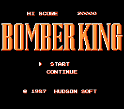 Game Bomber King (Dendy - nes)