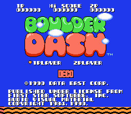 Game Boulder Dash (Dendy - nes)