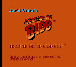 Game Boy and His Blob, A - Trouble on Blobolonia (Dendy - nes)