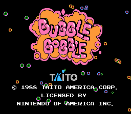 Game Bubble Bobble (Dendy - nes)
