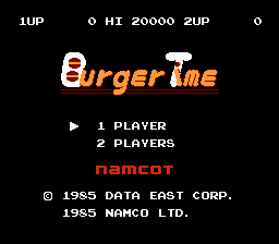 Game BurgerTime (Dendy - nes)