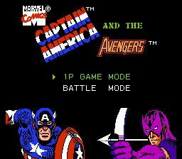 Game Captain America and The Avengers (Dendy - nes)