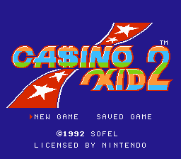 Game Casino Kid 2 (Dendy - nes)