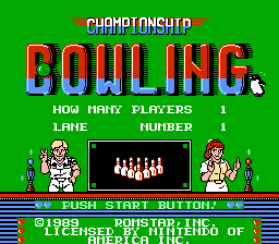 Game Championship Bowling (Dendy - nes)