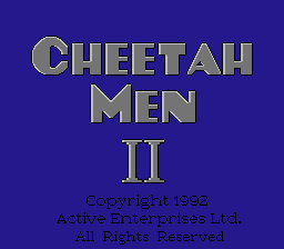 Game Cheetah Men II (Dendy - nes)