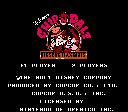 Game Chip to Dale no Daisakusen (Dendy - nes)