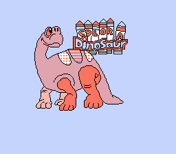 Game Color A Dinosaur (Dendy - nes)