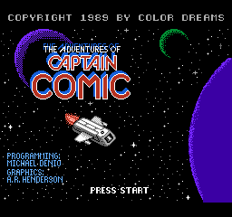 Game Adventures of Captain Comic, The (Dendy - nes)