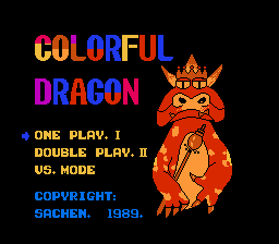 Game Colorful Dragon (Dendy - nes)
