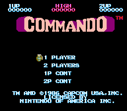 Game Commando (Dendy - nes)