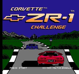 Game Corvette ZR-1 Challenge (Dendy - nes)