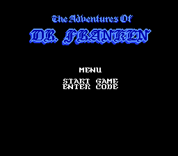 Game Adventures of Dr. Franken, The (Dendy - nes)