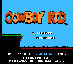 Game Cowboy Kid (Dendy - nes)