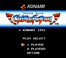 Game Crisis Force (Dendy - nes)