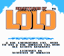 Game Adventures of Lolo (Dendy - nes)