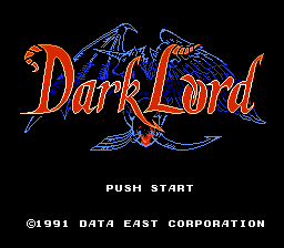 Game Dark Lord (Dendy - nes)