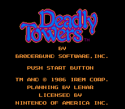 Game Deadly Towers (Dendy - nes)
