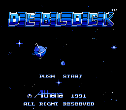 Game Deblock (Dendy - nes)