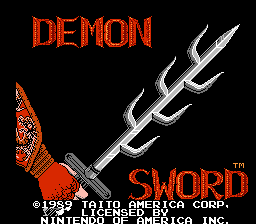 Game Demon Sword (Dendy - nes)
