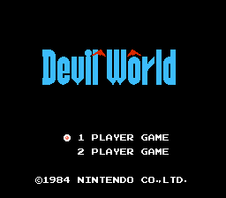 Game Devil World   (Dendy - nes)