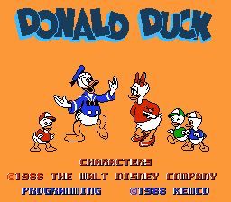 Game Donald Duck (Dendy - nes)