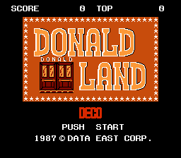 Game Donald Land (Dendy - nes)
