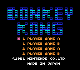 Обложка игры Donkey Kong