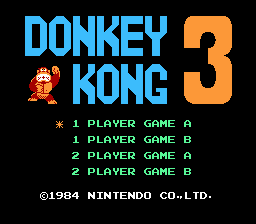Game Donkey Kong 3 (Dendy - nes)