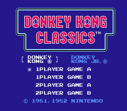 Game Donkey Kong Classics (Dendy - nes)