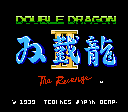 Game Double Dragon II - The Revenge (Dendy - nes)