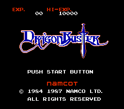 Game Dragon Buster (Dendy - nes)