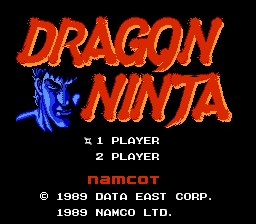 Game Dragon Ninja (Dendy - nes)