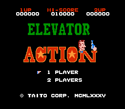Game Elevator Action (Dendy - nes)