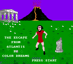Game Escape From Atlantis, The (Dendy - nes)