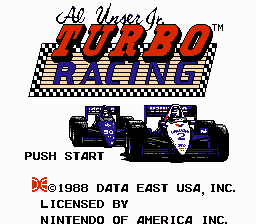 Game Al Unser Jr. Turbo Racing (Dendy - nes)